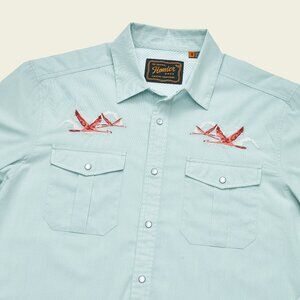 NWT Howler Brothers - Gaucho Snapshirt - Flamingo Flight - M